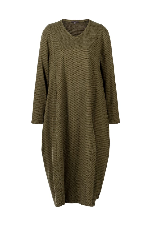 Dress 408 - Pure cotton jersey - 770LICHEN - 10240710086