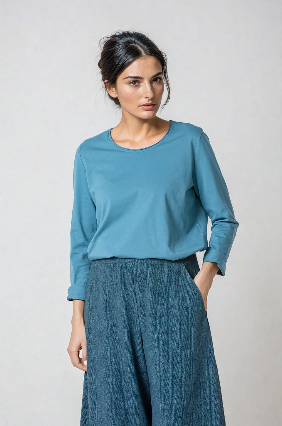 Shirt 408 - Organic cotton jersey - 550STREAM - 10240710087