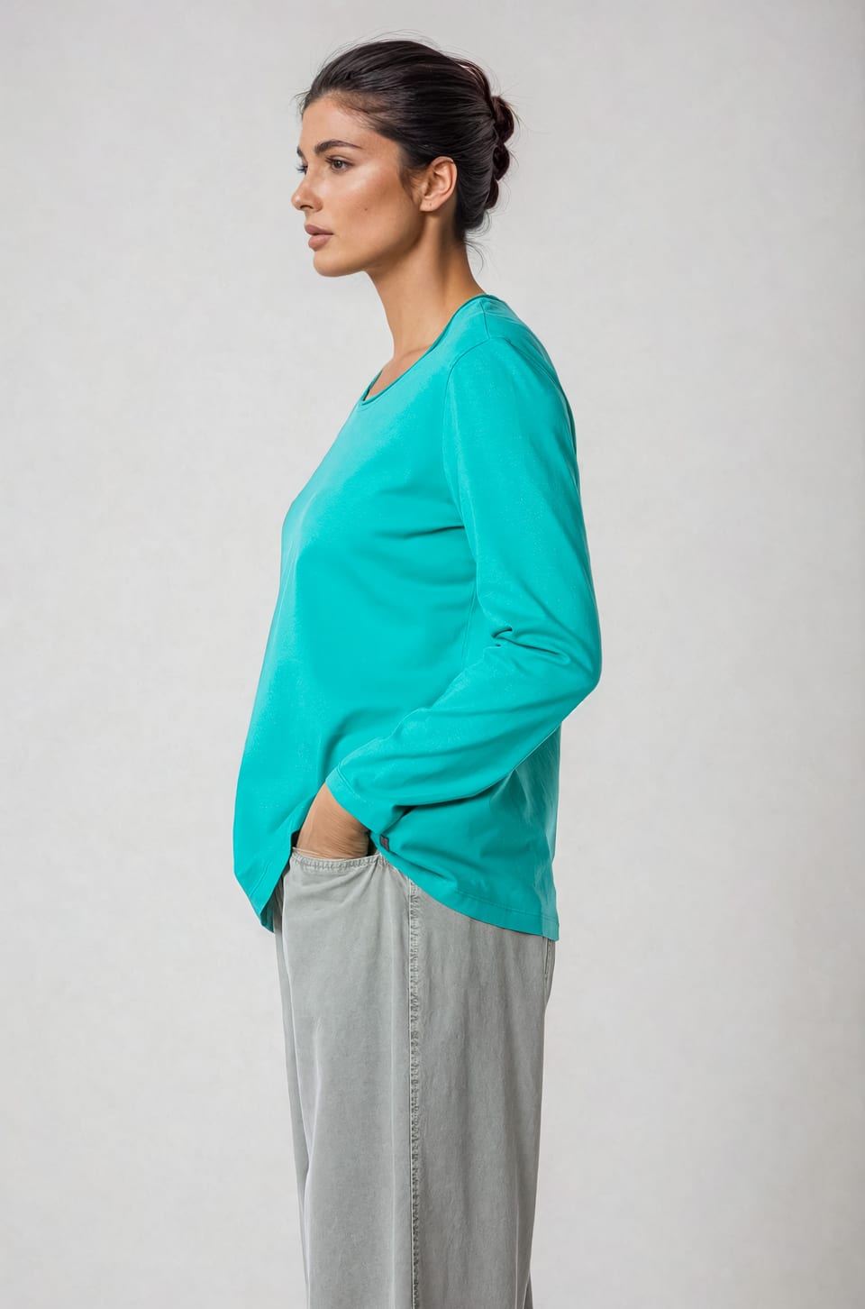 Shirt 408 - Organic cotton jersey - 650AMULET - 10240710087