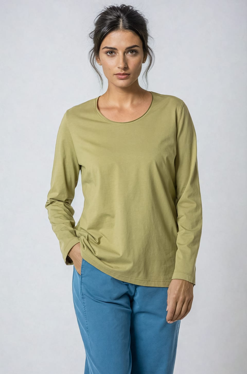 Shirt 408 - Organic cotton jersey - 750HIGHLAND - 10240710087