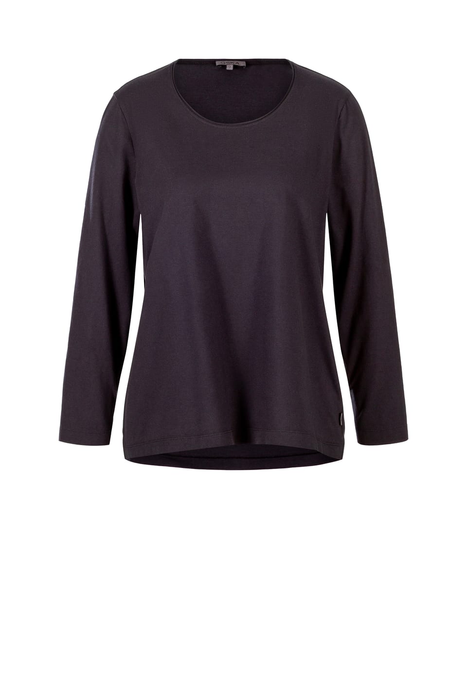 Shirt 408 - Organic cotton jersey - 990BLACK - 10240710087