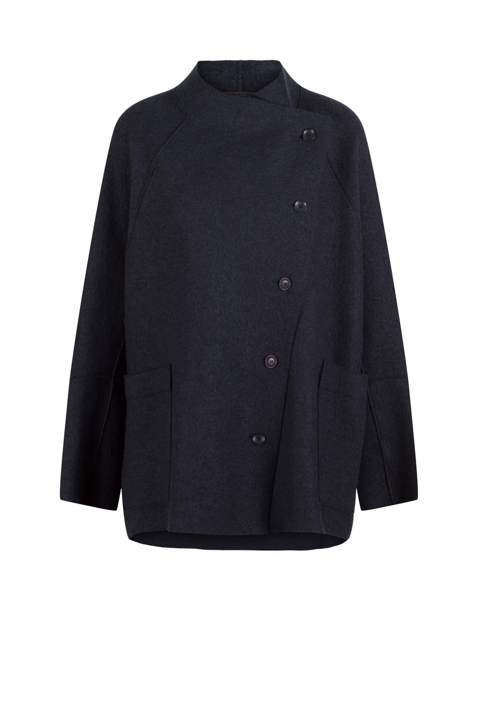 Outdoor jacket 407 - Premium OSKA boiled wool - 490NAVY - 10240710089