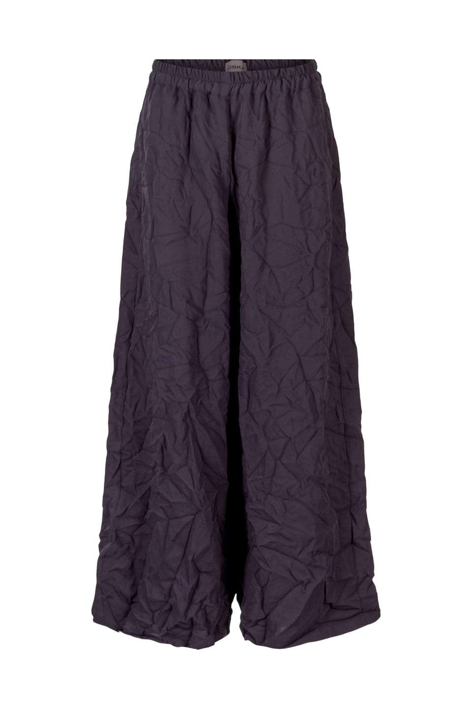 Trousers 424 Plissee - Technical fabric in a crinkled look - 490NAVY - 10240710092