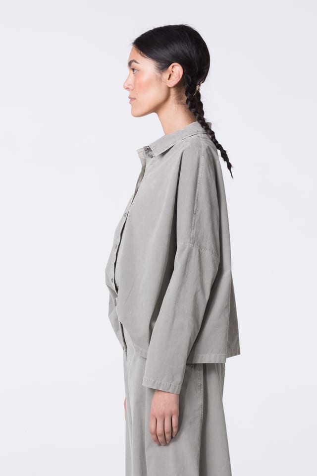 Blouse 420 - Cotton needlecord with stretch - 10240710097