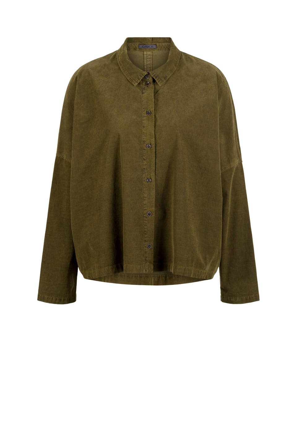 Blouse 420 - Cotton needlecord with stretch - 752HIGHLAND - 10240710097