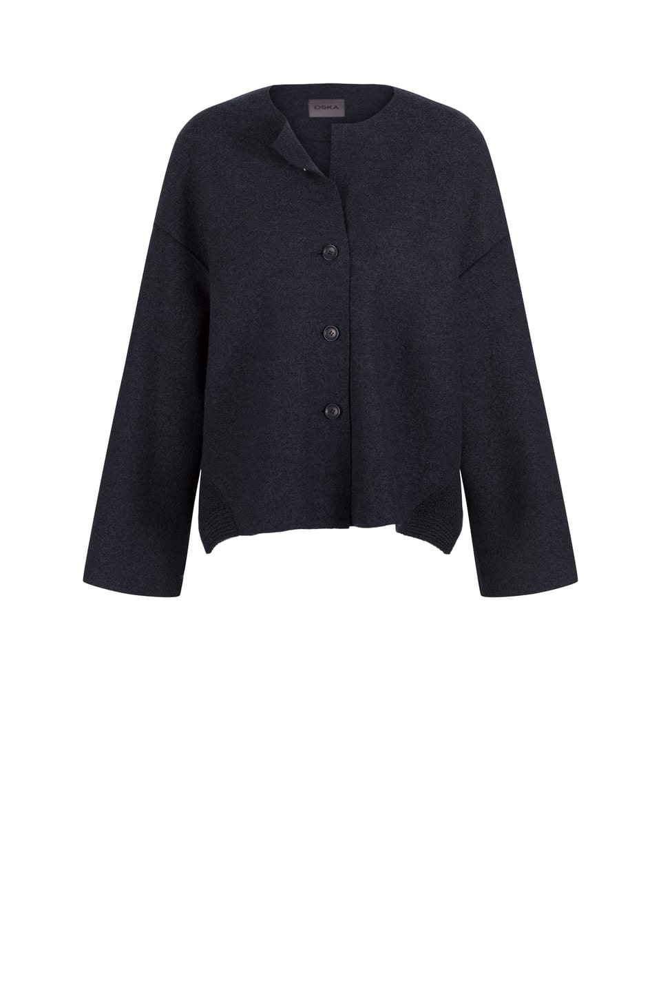 Bunda 414 - Prémiová vařená vlna OSKA - 490NAVY - 10240710098