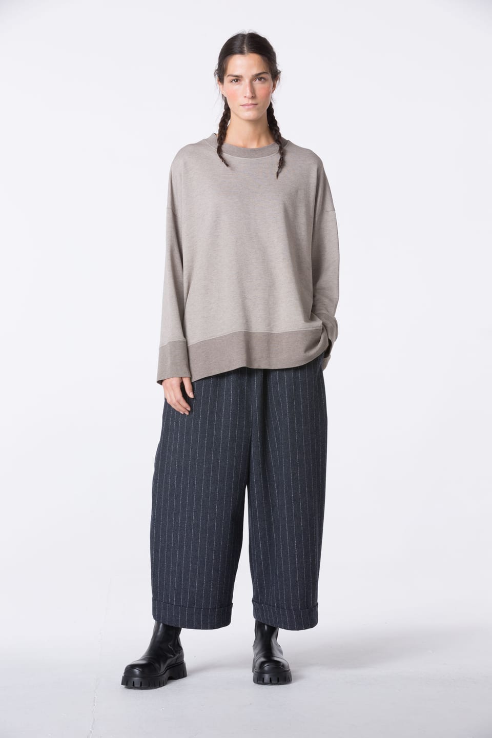 Trousers 427 - Wool blend with ECOVERO™ viscose - 490NAVY - 10240710100