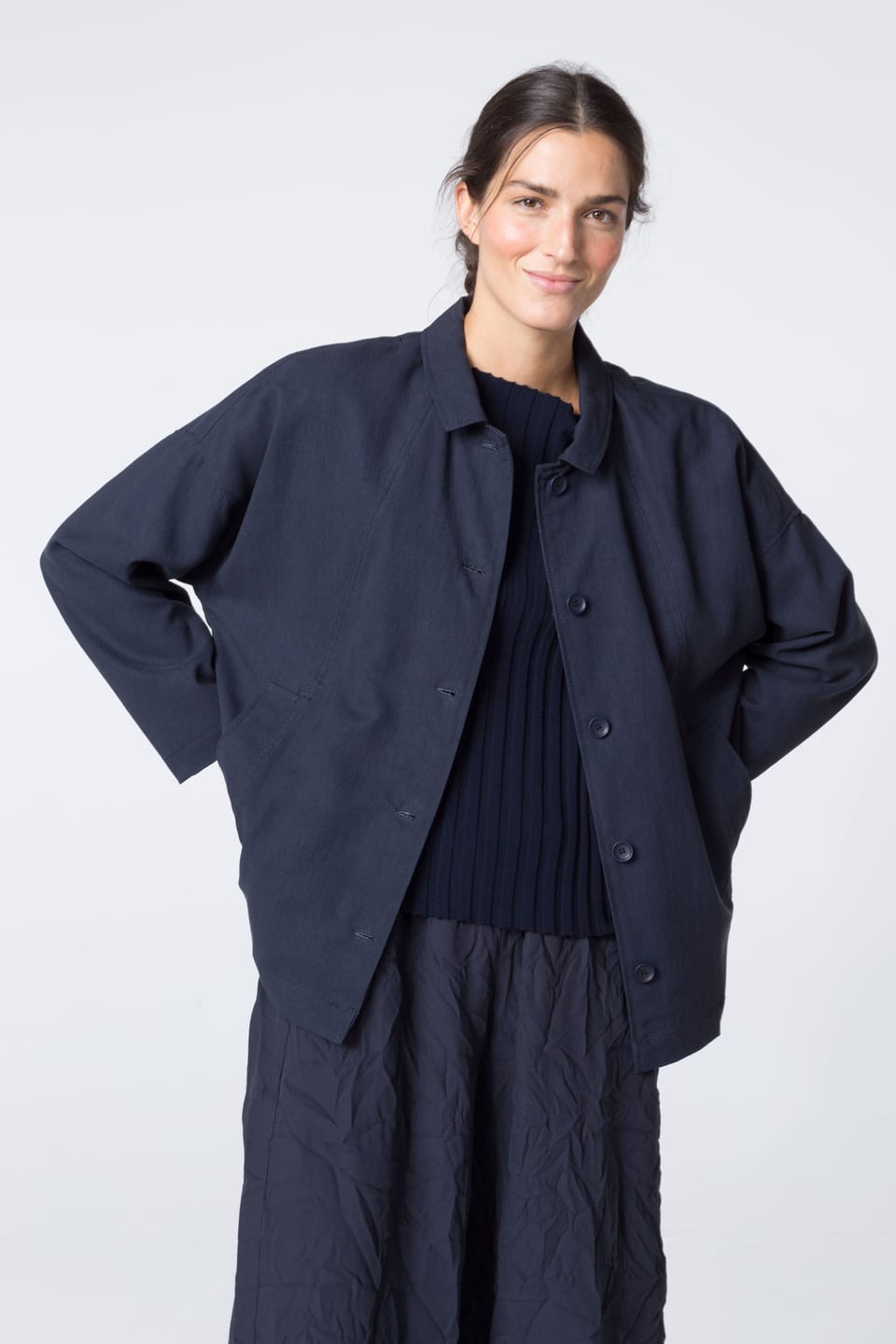 Jacke 416 - TENCEL™ Lyocell - 490NAVY - 10240710101