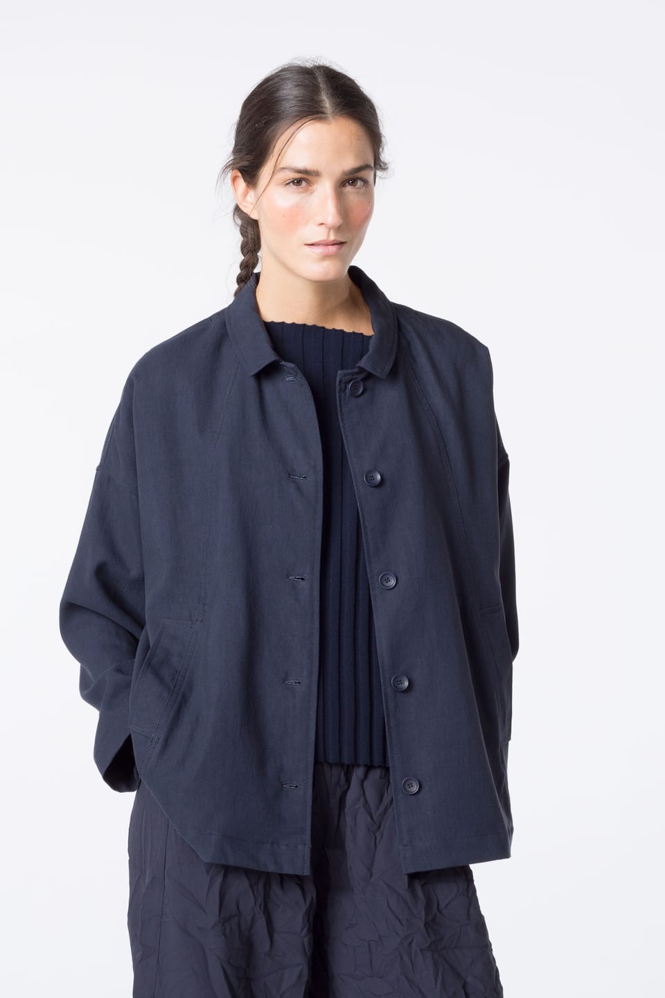 Jacke 416 - TENCEL™ Lyocell - 490NAVY - 10240710101