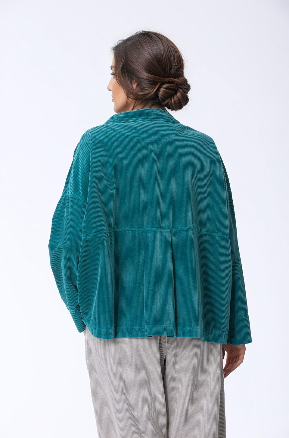 Jacket 418 - Pure cotton corduroy - 652AMULET - 10240710103
