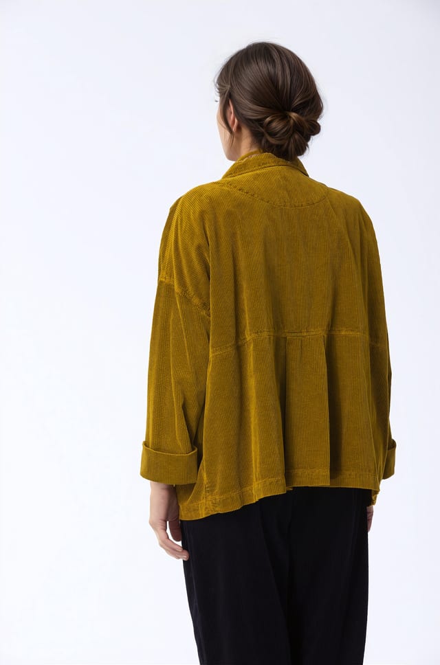 Jacket 418 - Pure cotton corduroy - 742BRASS - 10240710103