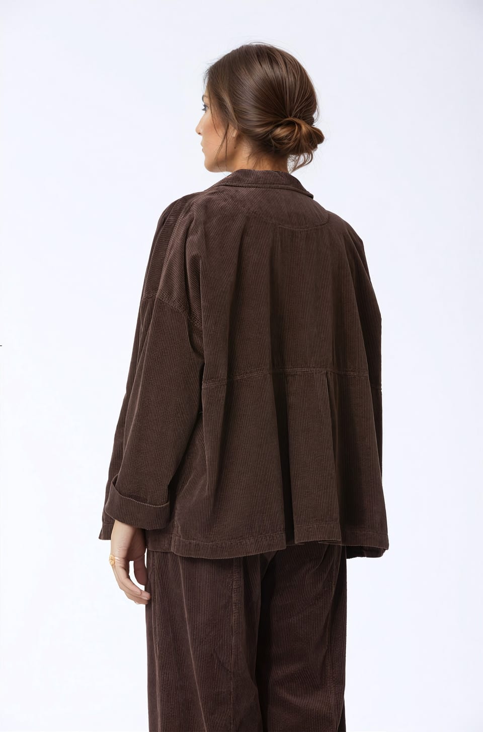 Jacket 418 - Pure cotton corduroy - 792YAK - 10240710103