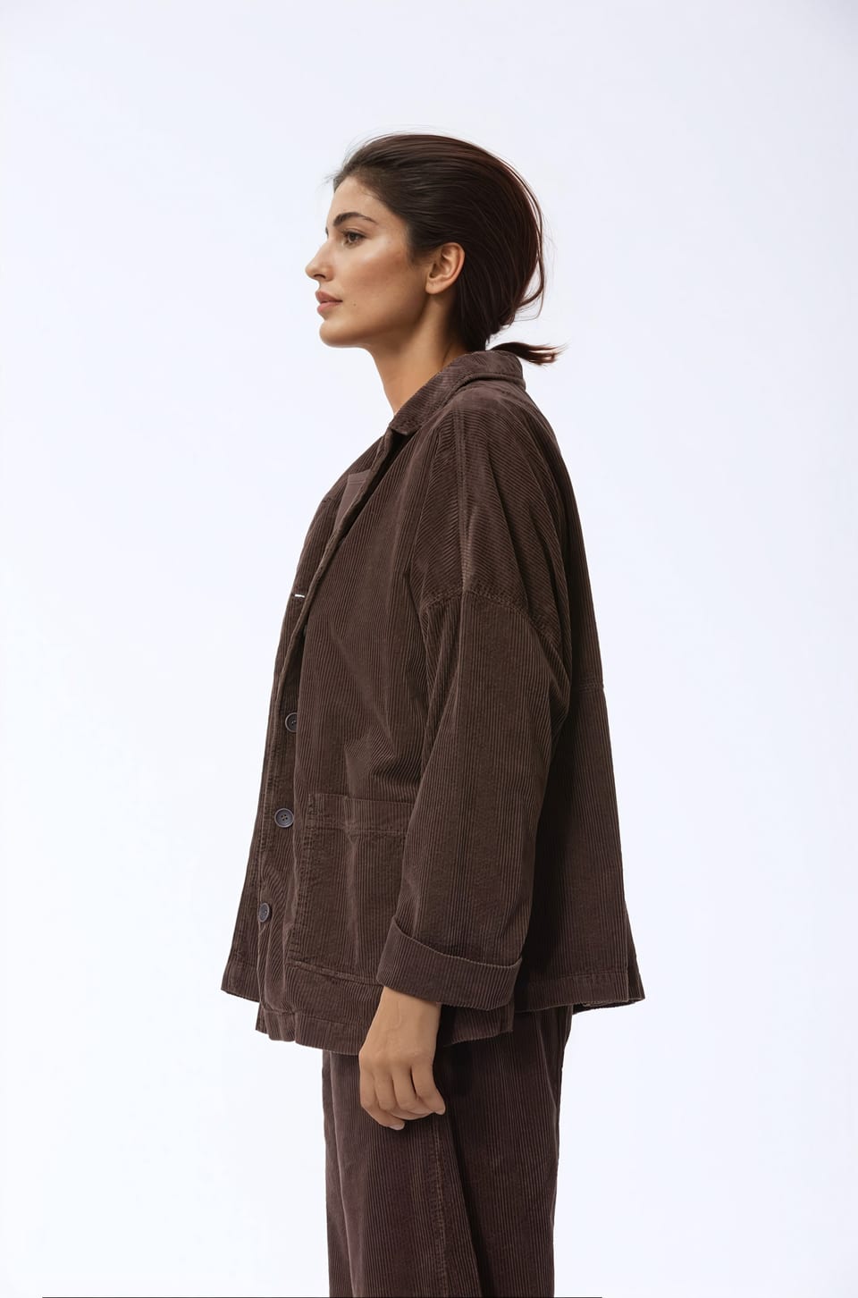 Jacket 418 - Pure cotton corduroy - 792YAK - 10240710103