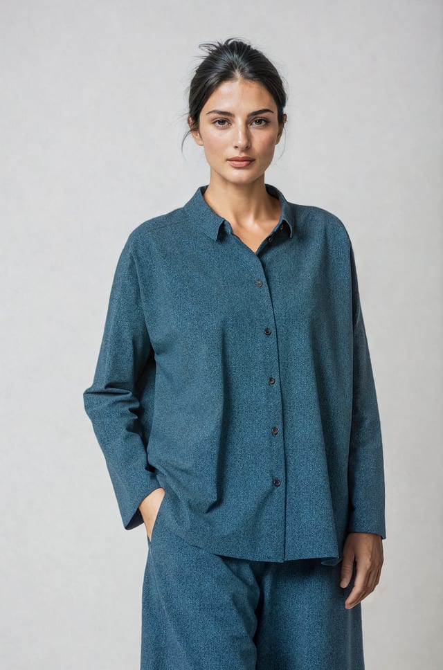 Blouse 421 - Printed techno-stretch - 550STREAM - 10240710107