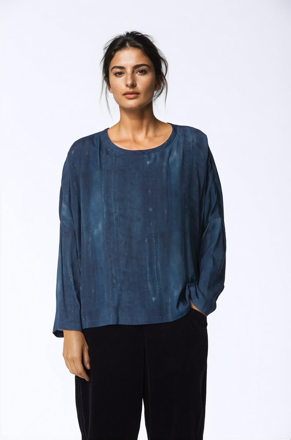 Blouse 422 - Printed pure viscose - 550STREAM - 10240710109