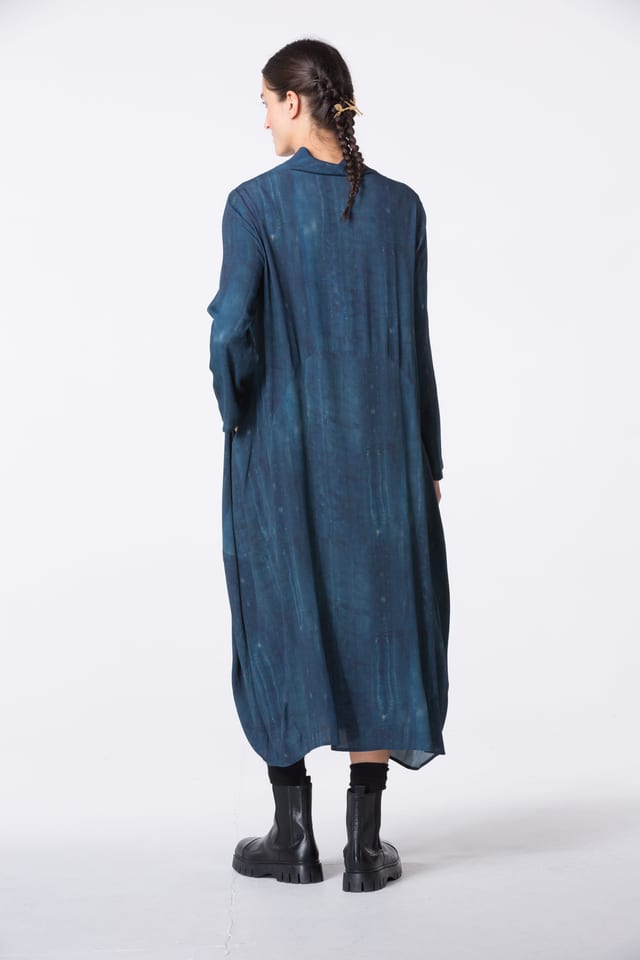 Dress 413 - Printed pure viscose - 550STREAM - 10240710115