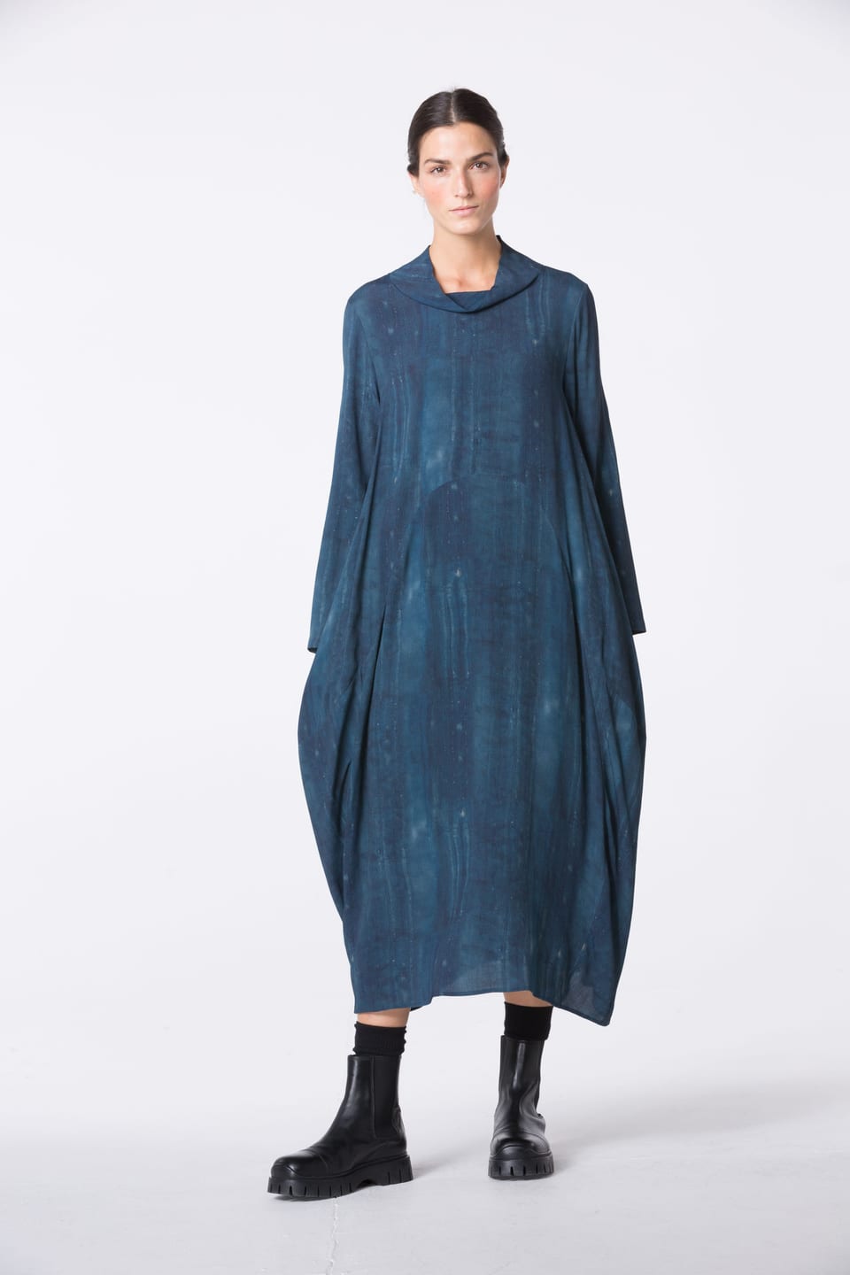 Kleid 413 - Druck auf reiner Viskose - 550STREAM - 10240710115