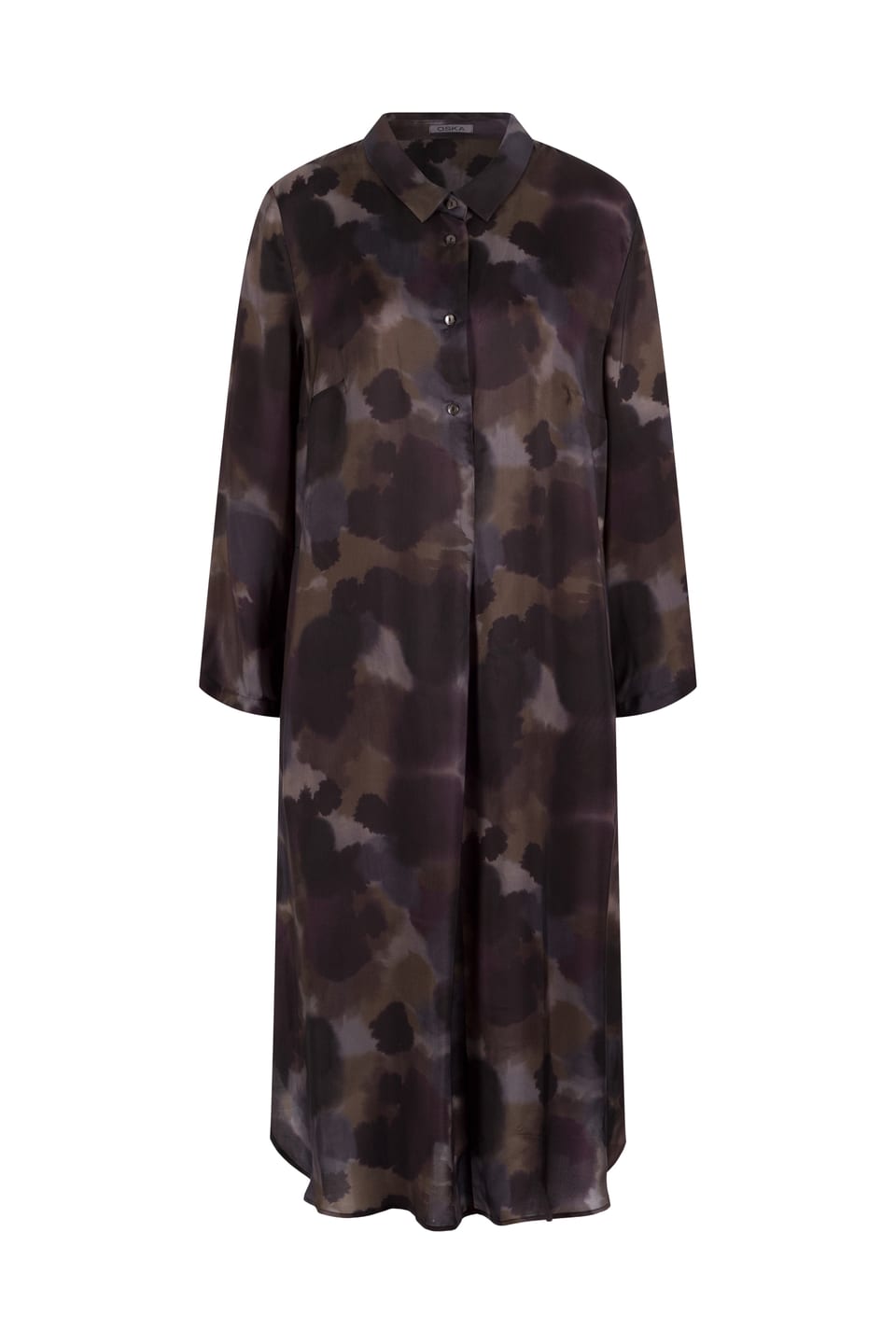 Dress 411 - Printed pure cupro - 790YAK - 10240710116