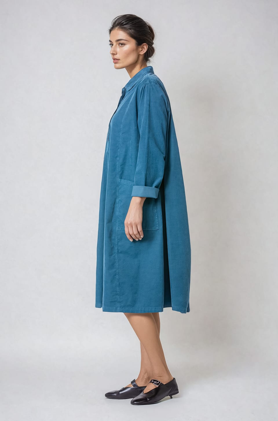 Dress 412 - Printed techno-stretch - 550STREAM - 10240710117