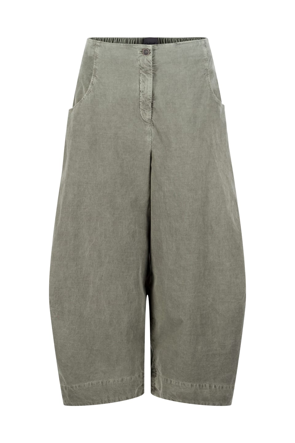 Trousers 430 - Cotton needlecord with stretch - 632HERBAL - 10240710118