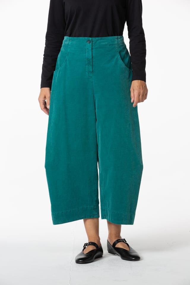 Trousers 430 - Cotton needlecord with stretch - 652AMULET - 10240710118