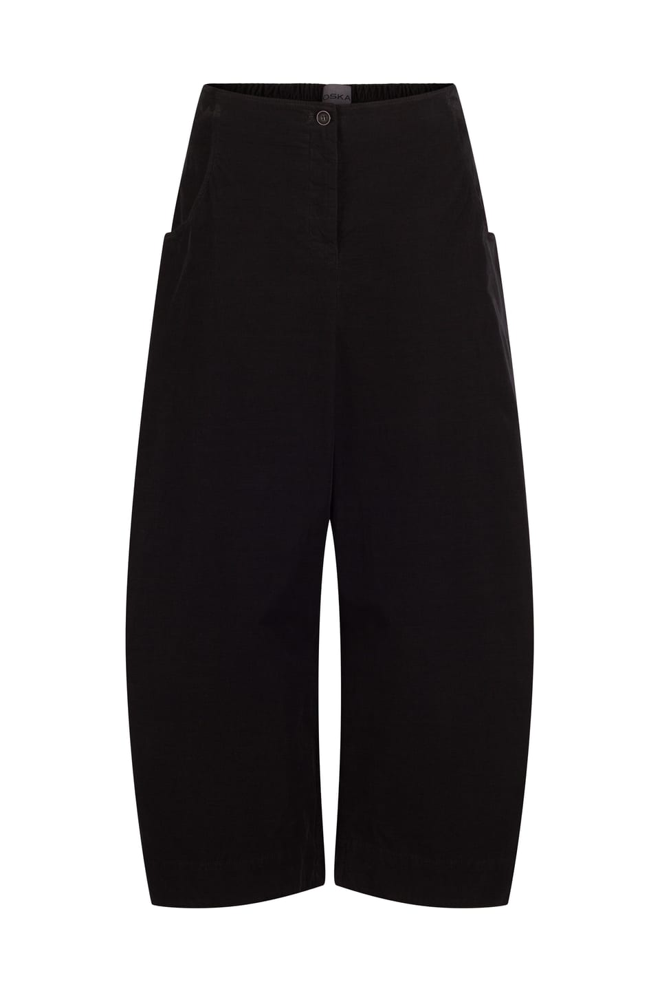 Trousers 430 - Cotton needlecord with stretch - 990BLACK - 10240710118