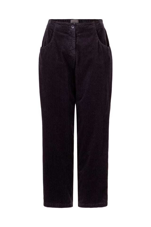 Trousers 431 - Pure cotton corduroy - 490NAVY - 10240710119