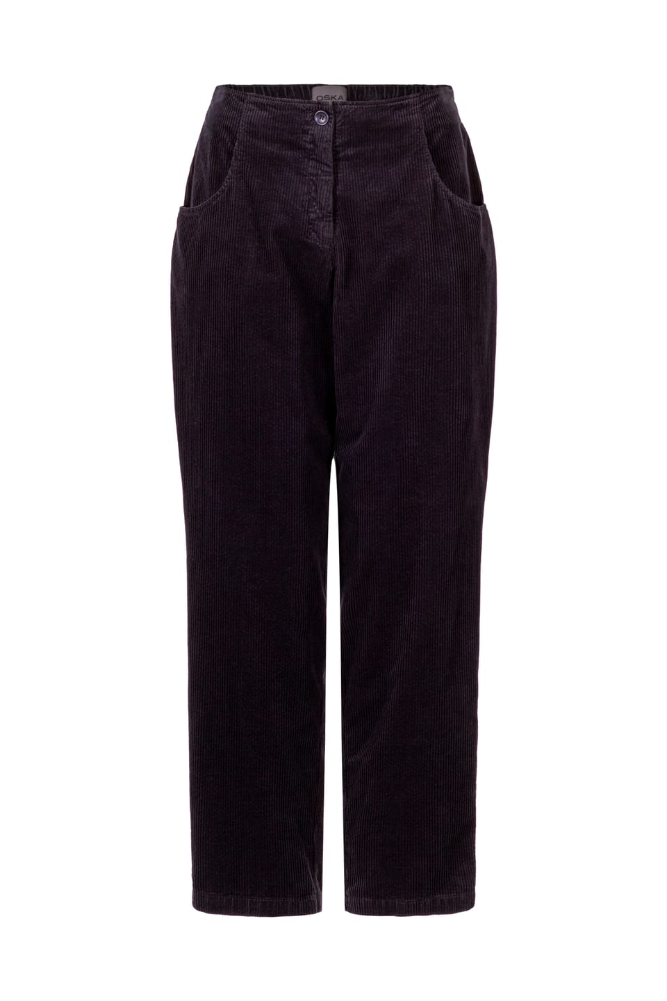 Kalhoty 431 - Manšestr z čisté bavlny - 490NAVY - 10240710119