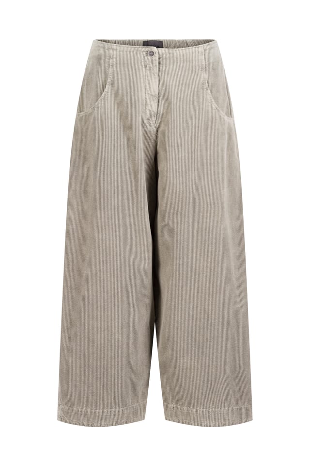 Trousers 432 - Pure cotton corduroy - 122ECRU - 10240710120