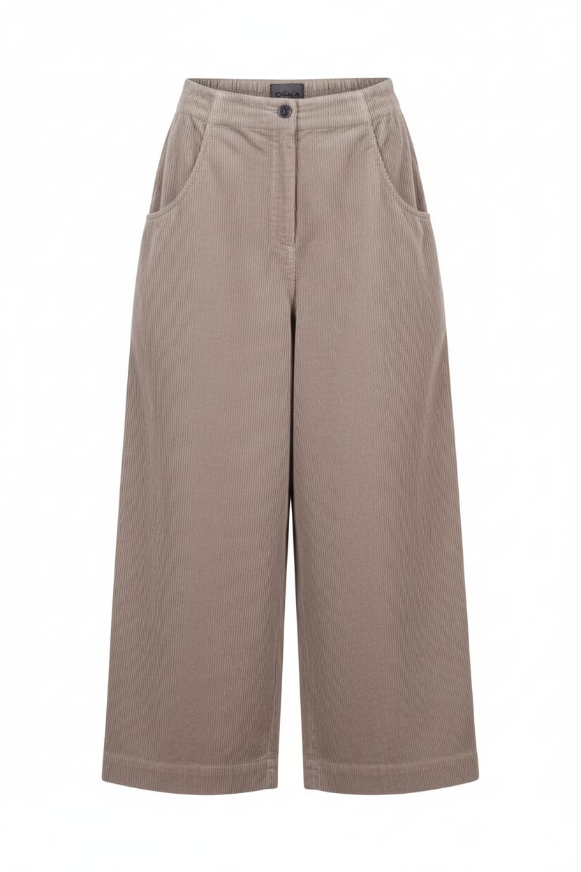 Trousers 432 - Pure cotton corduroy - 122ECRU - 10240710120