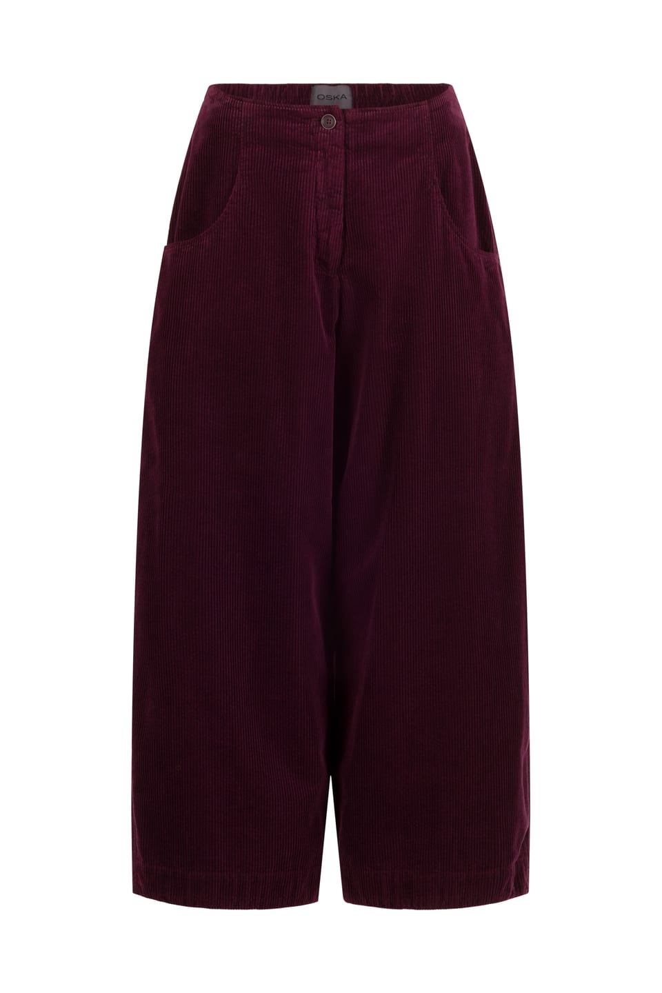 Trousers 432 - Pure cotton corduroy - 372WINE - 10240710120