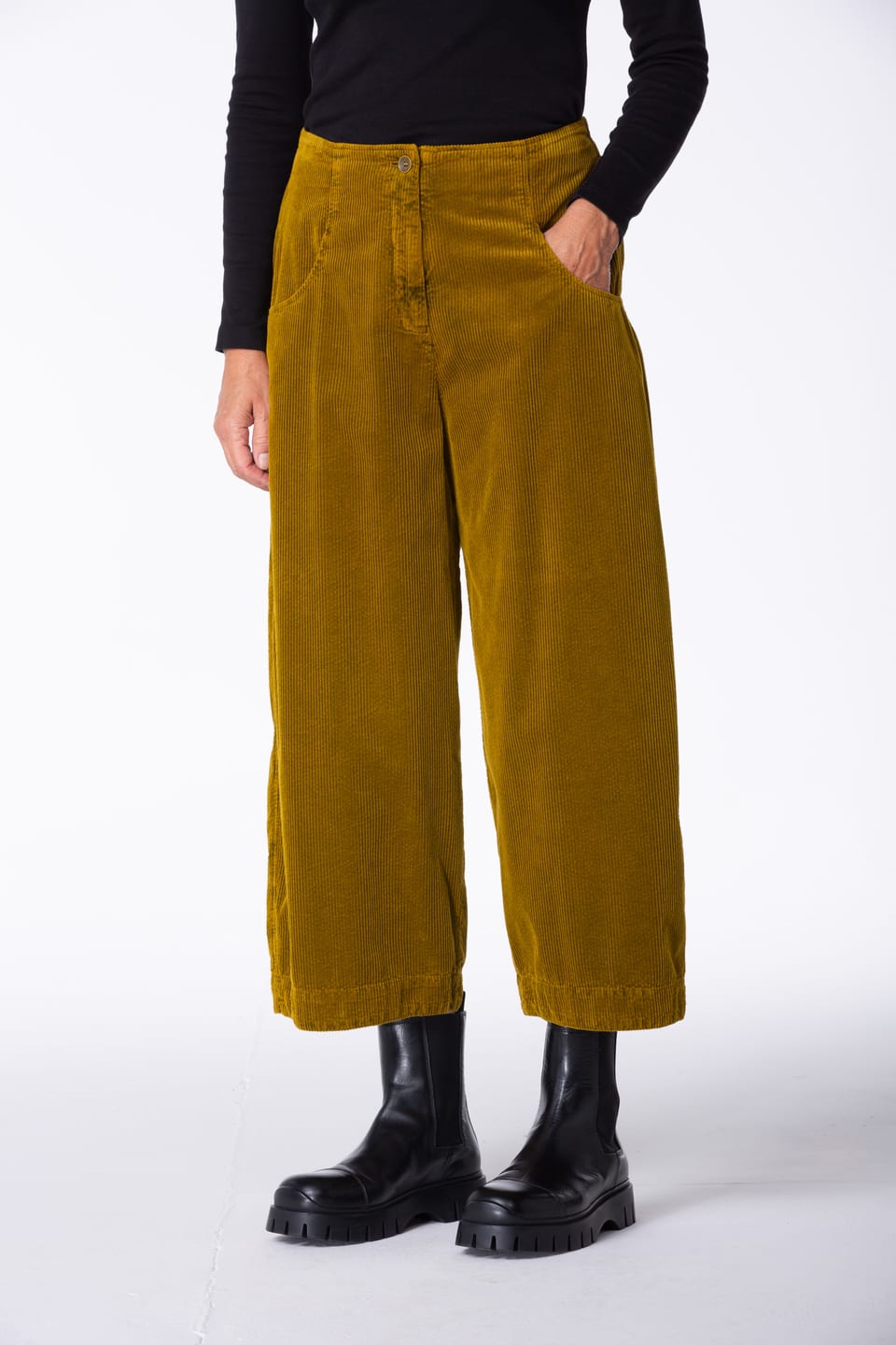 Trousers 432 - Pure cotton corduroy - 742BRASS - 10240710120