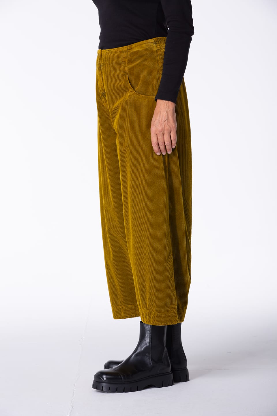 Trousers 432 - Pure cotton corduroy - 742BRASS - 10240710120