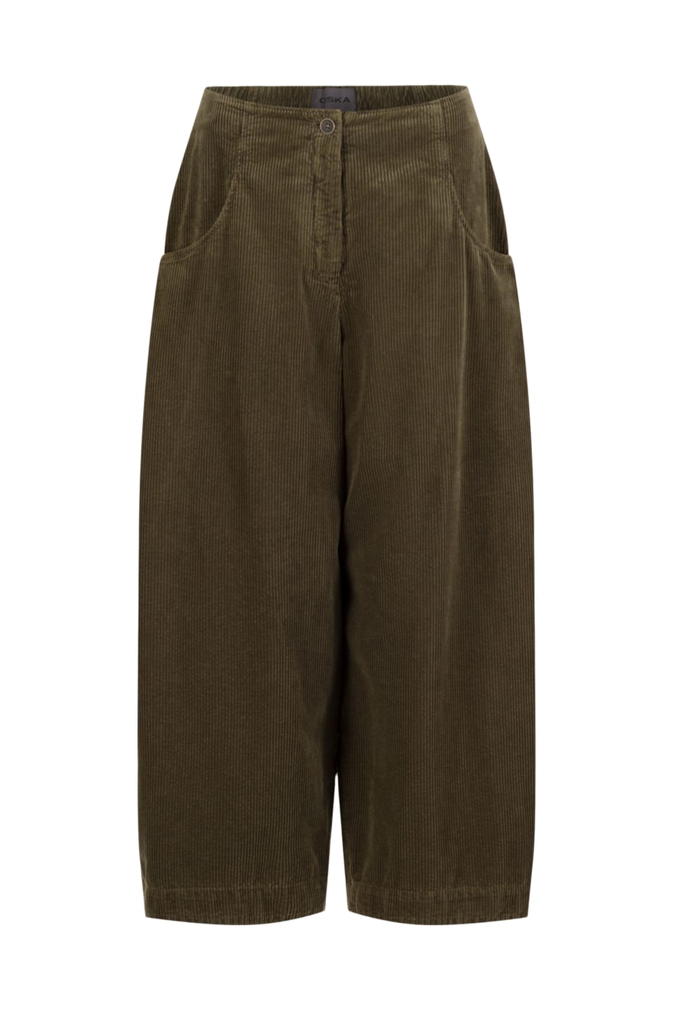 Trousers 432 - Pure cotton corduroy - 772LICHEN - 10240710120