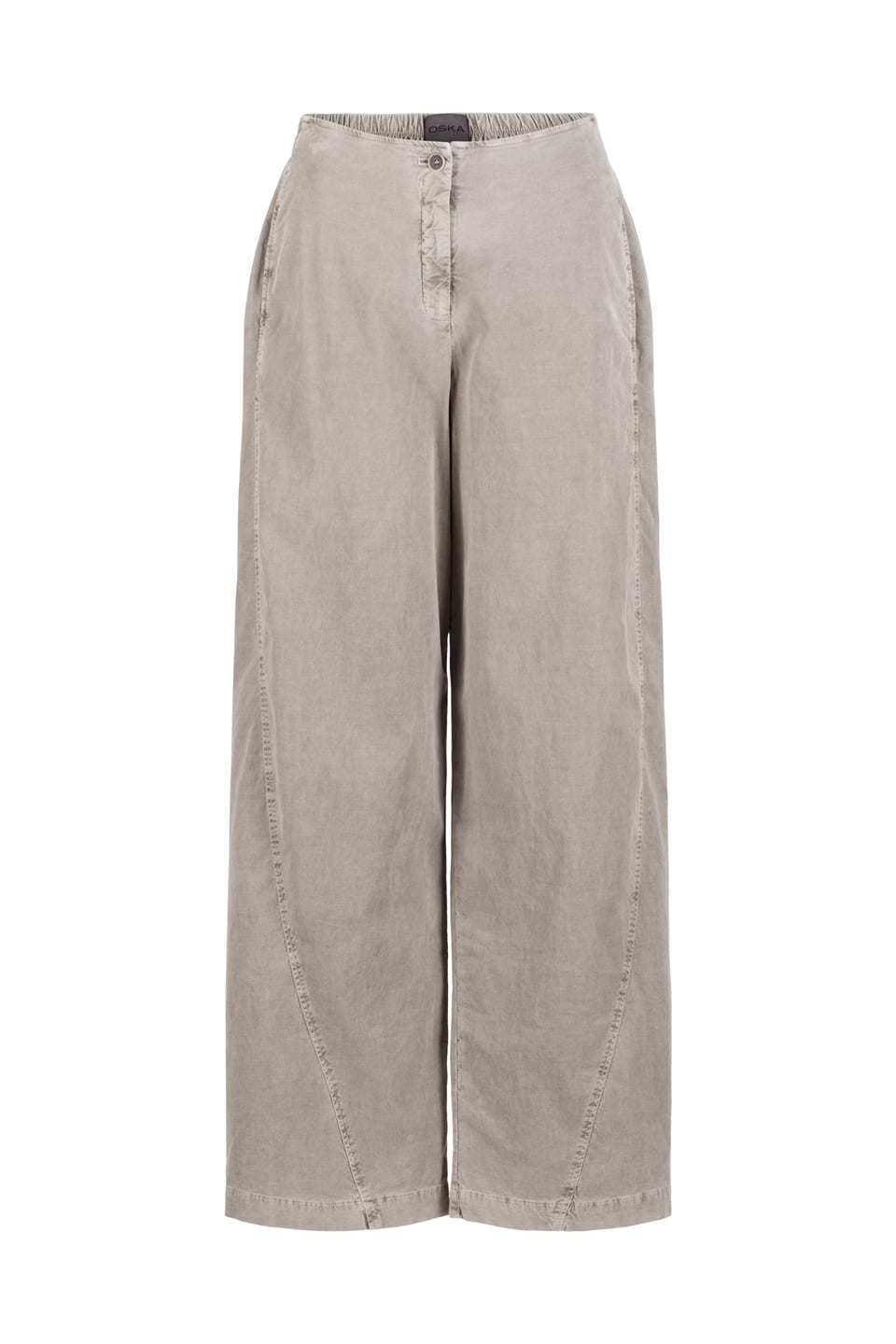 Trousers 433 - Cotton needlecord with stretch - 122ECRU - 10240710121