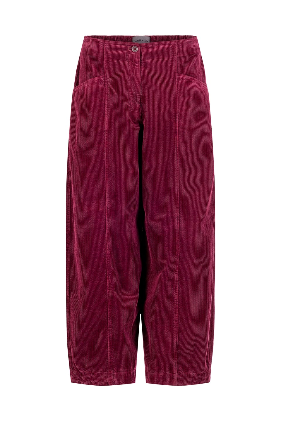 Trousers 434 - Pure cotton corduroy - 372WINE - 10240710122