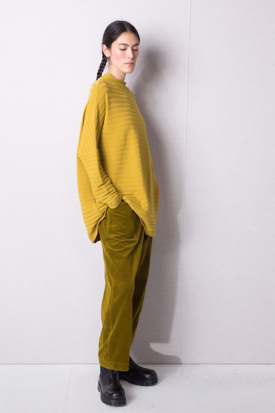Trousers 434 - Pure cotton corduroy - 742BRASS - 10240710122