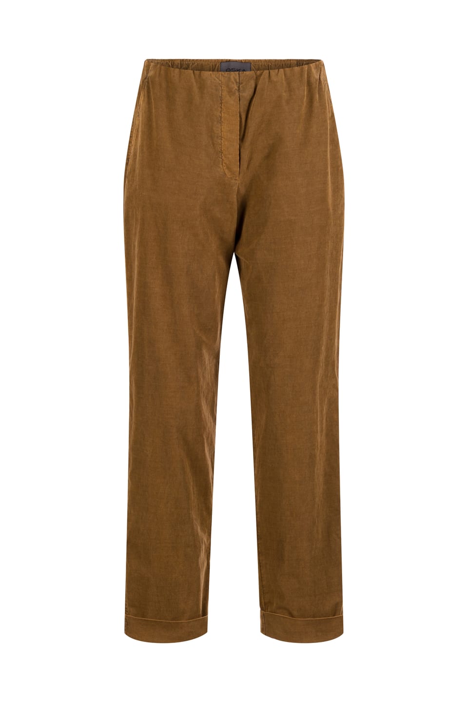 Kalhoty 436 - Bavlněná jehelní šňůra se strečem - 852SISAL - 10240710124