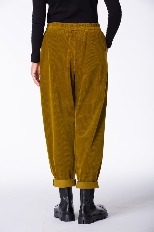 Trousers 437 - Pure cotton corduroy - 742BRASS - 10240710125