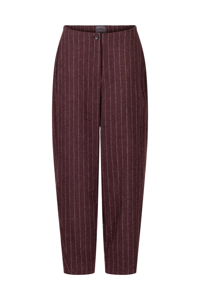 Hose 440 - Wollmischung mit ECOVERO™ Viskose - 370WINE - 10240710128