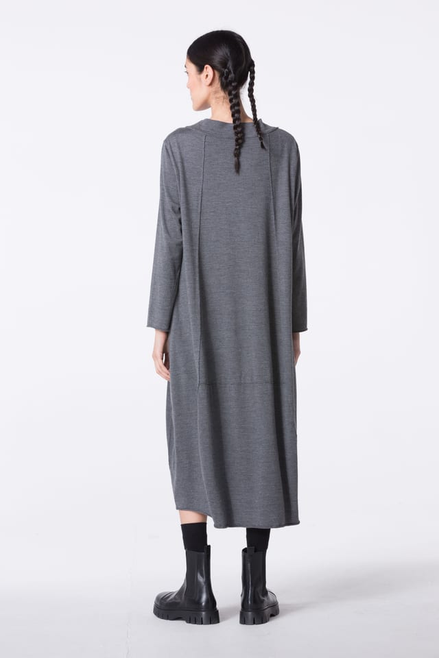 Dress 415 wash - TENCEL™ Wool jersey - 980MOUNTAIN - 10240710130