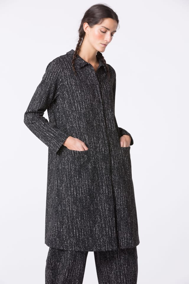 Dress 419 - Jacquard jersey viscose blend - 940YURT - 10240710134