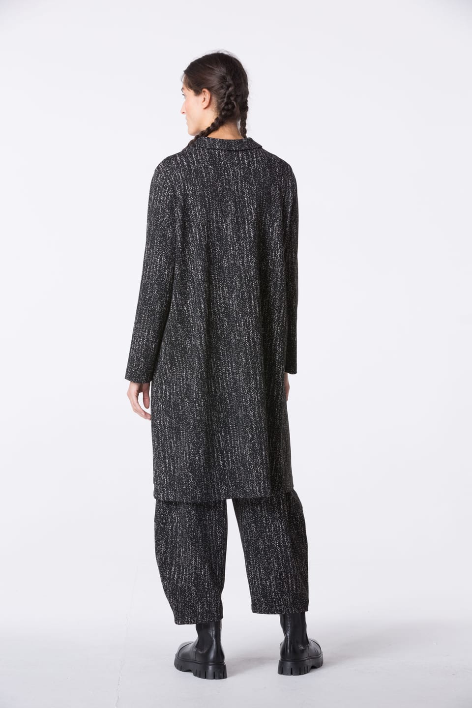 Dress 419 - Jacquard jersey viscose blend - 940YURT - 10240710134