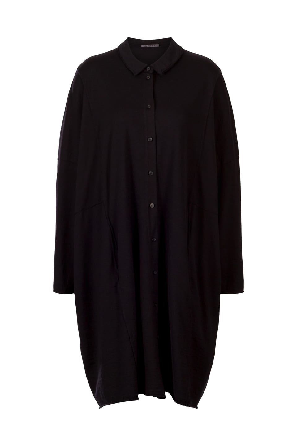 Dress 420 wash - TENCEL™ Wool jersey - 990BLACK - 10240710135