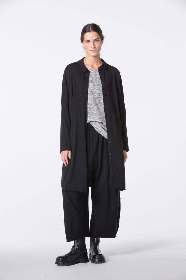 Šaty 420 wash - Vlněný dres TENCEL™ - 990BLACK - 10240710135