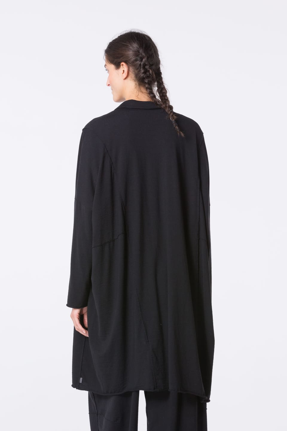 Dress 420 wash - TENCEL™ Wool jersey - 990BLACK - 10240710135