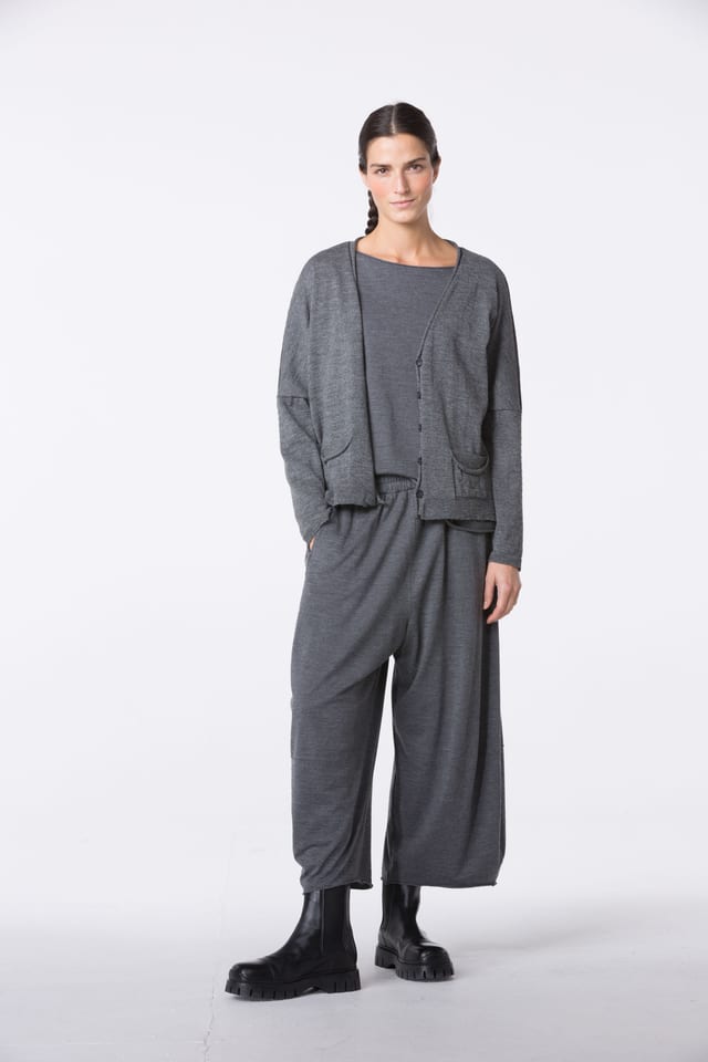 Trousers 428 wash - TENCEL™ Wool jersey - 980MOUNTAIN - 10240710137