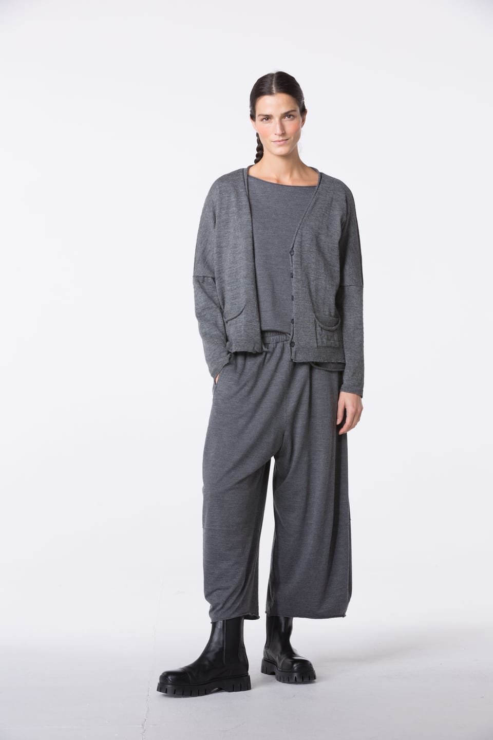 Trousers 428 wash - TENCEL™ Wool jersey - 980MOUNTAIN - 10240710137