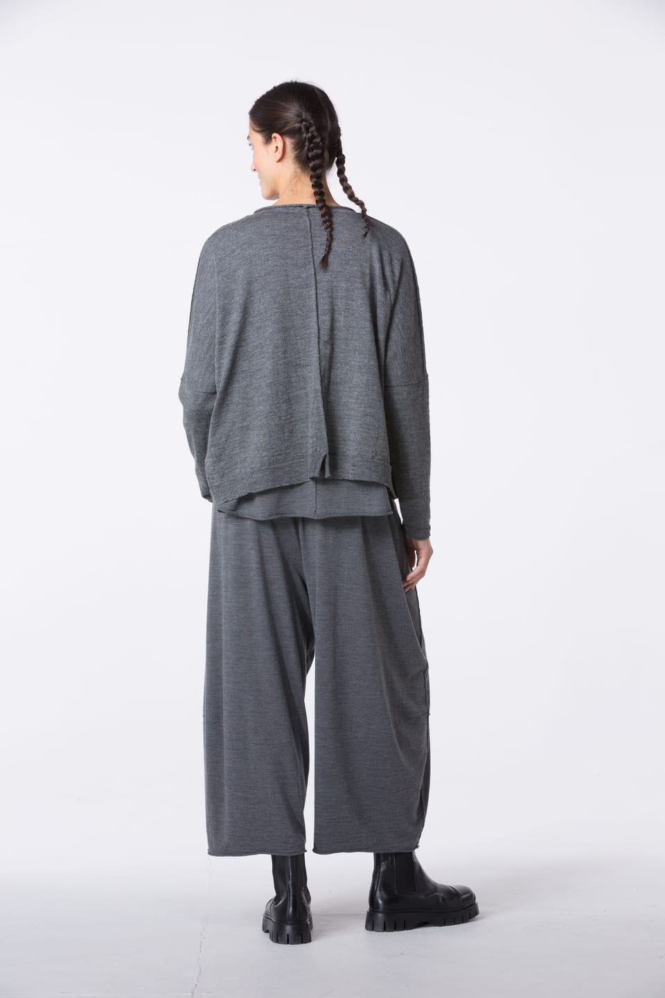 Trousers 428 wash - TENCEL™ Wool jersey - 980MOUNTAIN - 10240710137