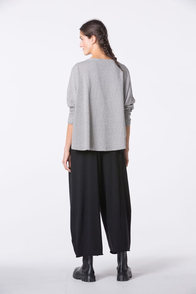 Trousers 428 wash - TENCEL™ Wool jersey - 990BLACK - 10240710137
